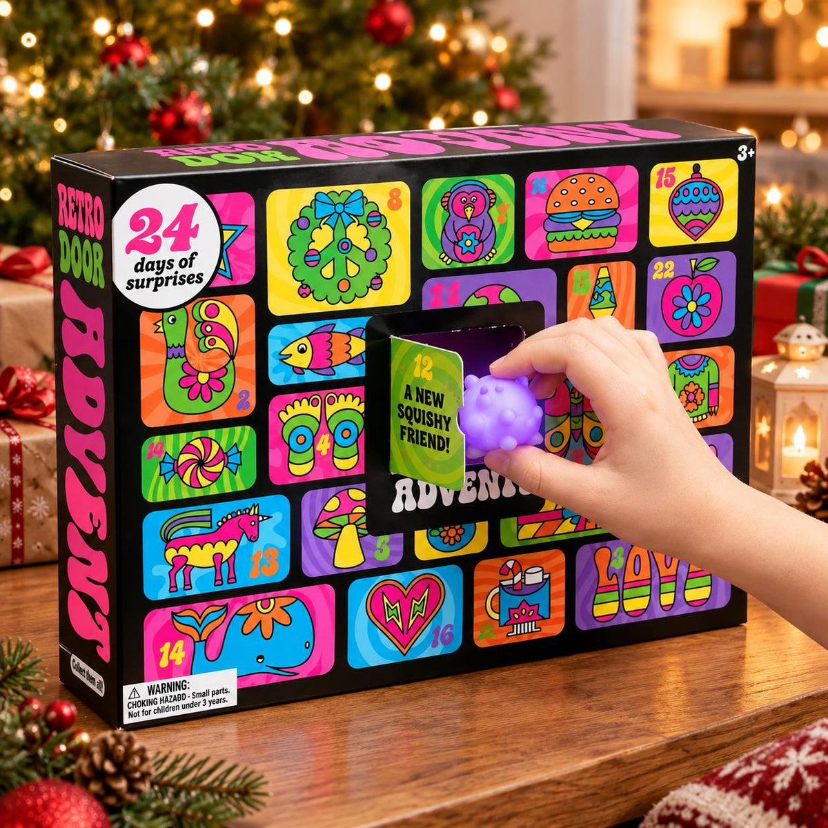 Kids Squishy Advent Calendar – 24 Christmas Countdown Surprise Toys