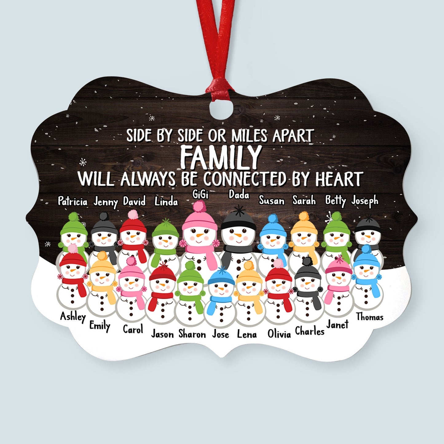 This Is Us A Whole Lot Of Love - Personalized Family Ornament - Gift For Grandma