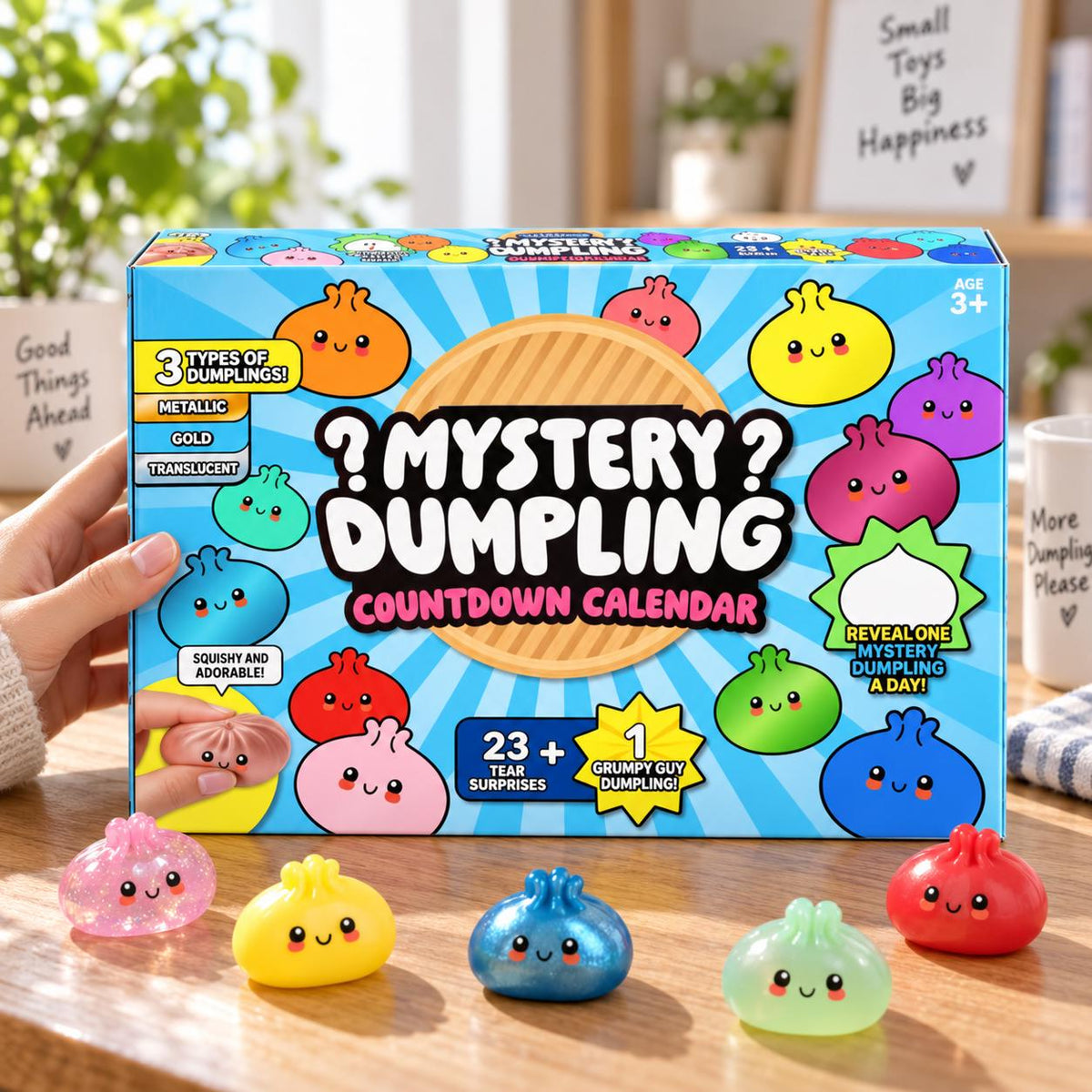 2026 Christmas Dumpling Advent Calendar – 24 Days of Squishy Dumpling Surprises for Kids