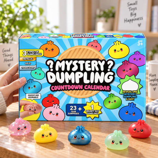 2026 Christmas Dumpling Advent Calendar – 24 Days of Squishy Dumpling Surprises for Kids