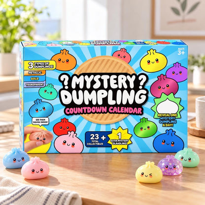 2026 Christmas Dumpling Advent Calendar – 24 Days of Squishy Dumpling Surprises for Kids