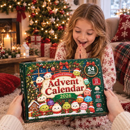 Dumpling Advent Calendar 2026 – 24 Days of Cute Squishy Mystery Toys for Kids