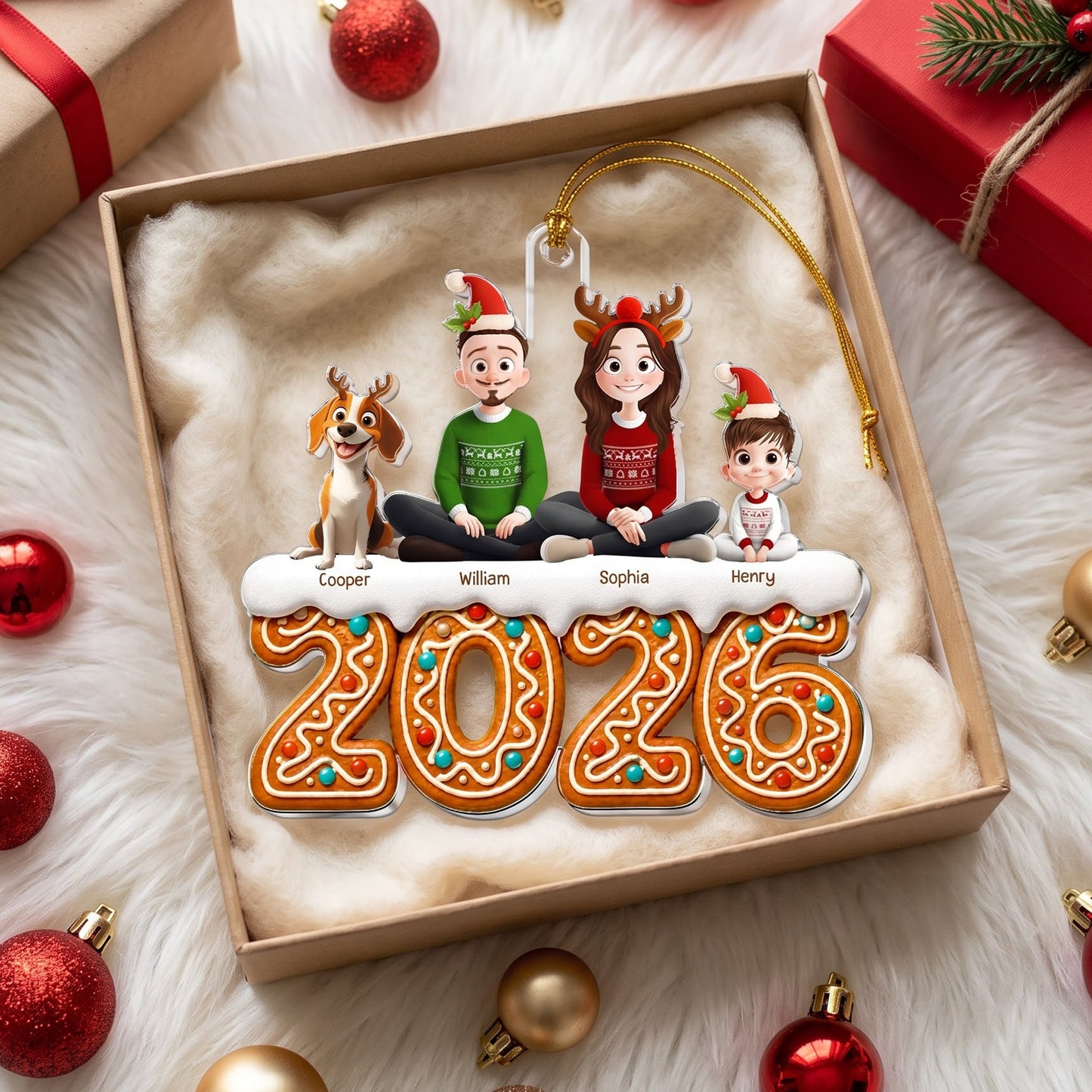 Family 2026 - Personalized Acrylic Ornament