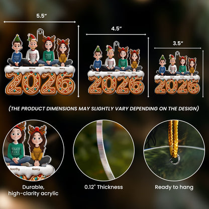 Family 2026 - Personalized Acrylic Ornament