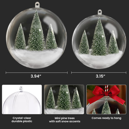 2026 Christmas Ornaments With Family Picture, Custom Family Photo - Personalized Acrylic Ball Ornament