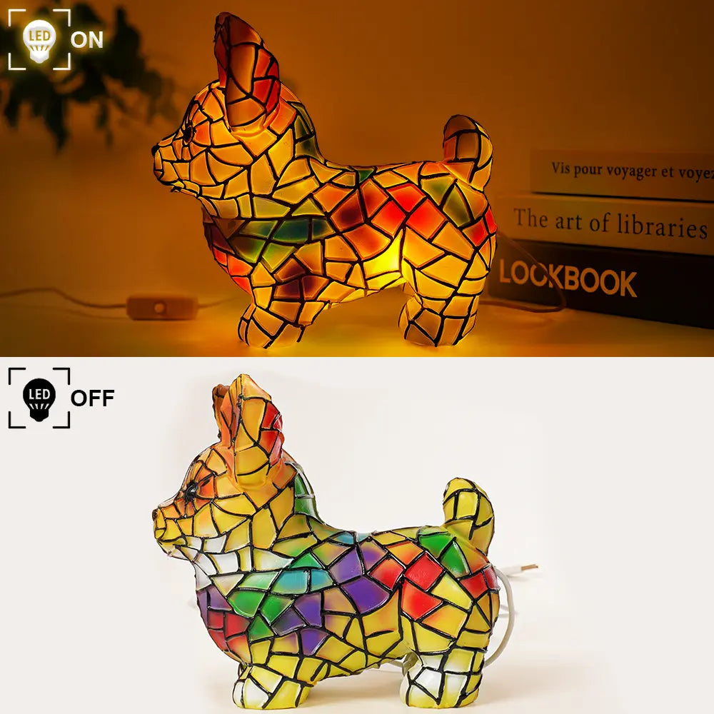 Corgi Lamp - Personalized Custom Dog Lamp