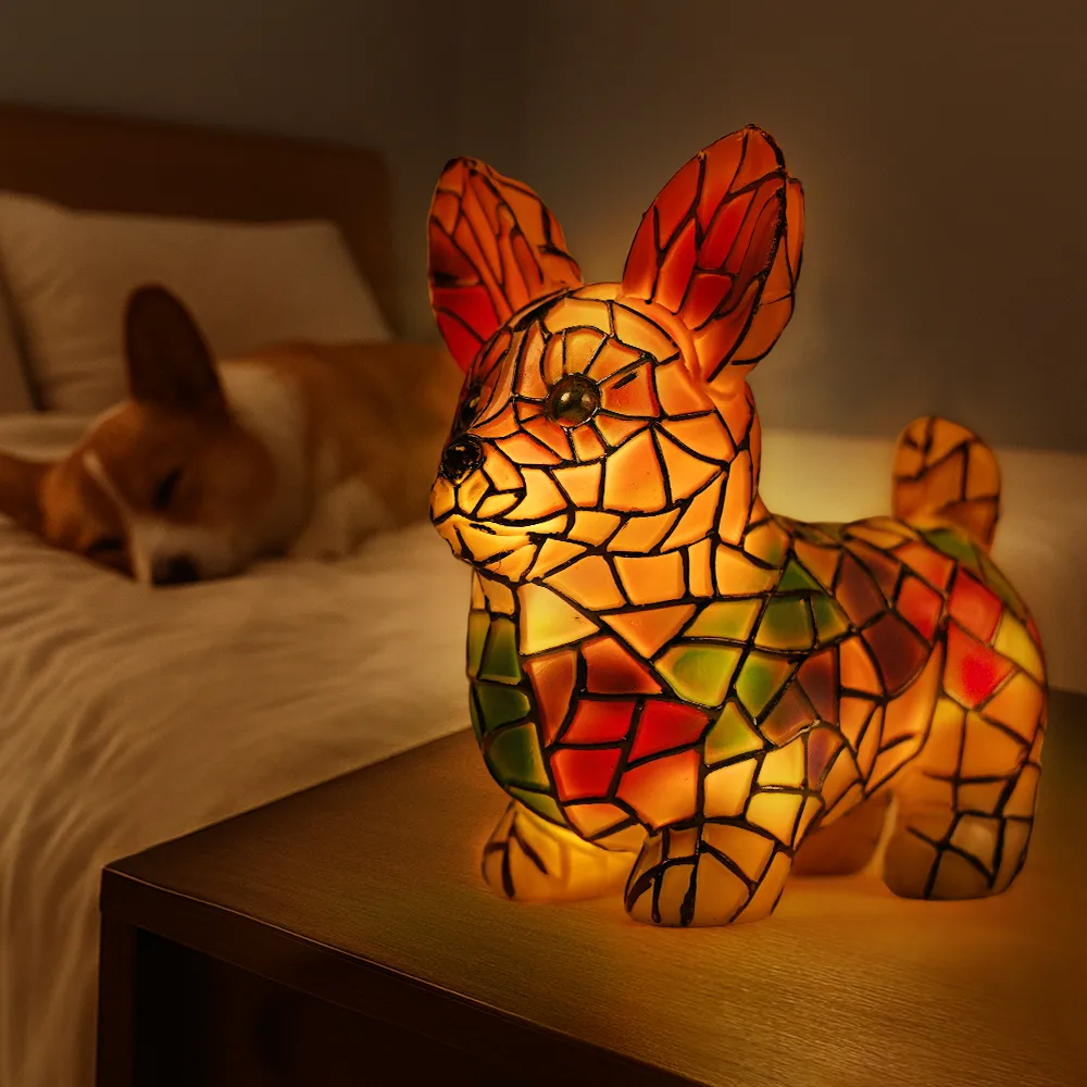 Corgi Lamp - Personalized Custom Dog Lamp