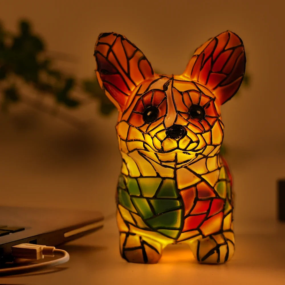 Corgi Lamp - Personalized Custom Dog Lamp