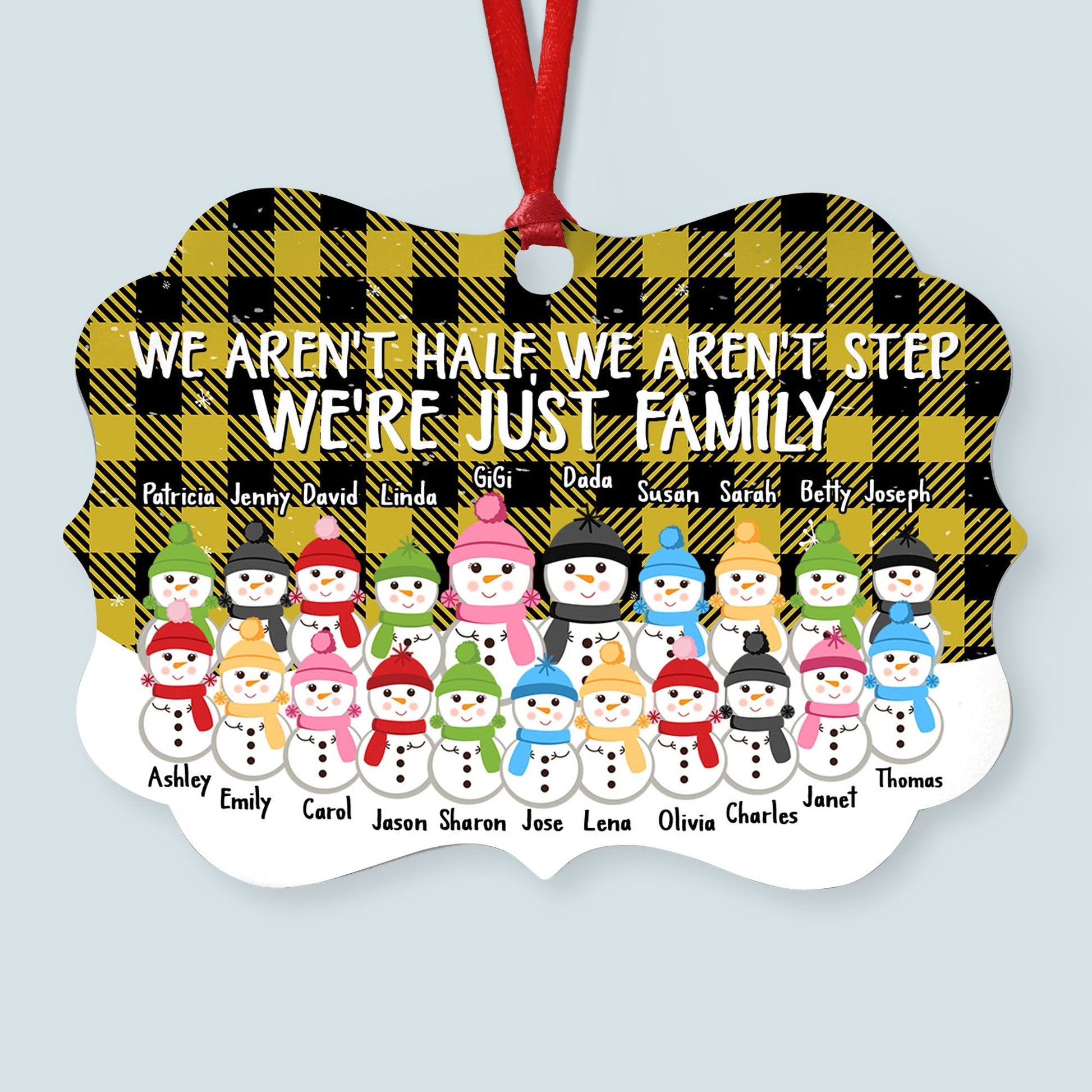 This Is Us A Whole Lot Of Love - Personalized Family Ornament - Gift For Grandma