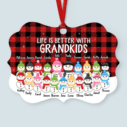 This Is Us A Whole Lot Of Love - Personalized Family Ornament - Gift For Grandma