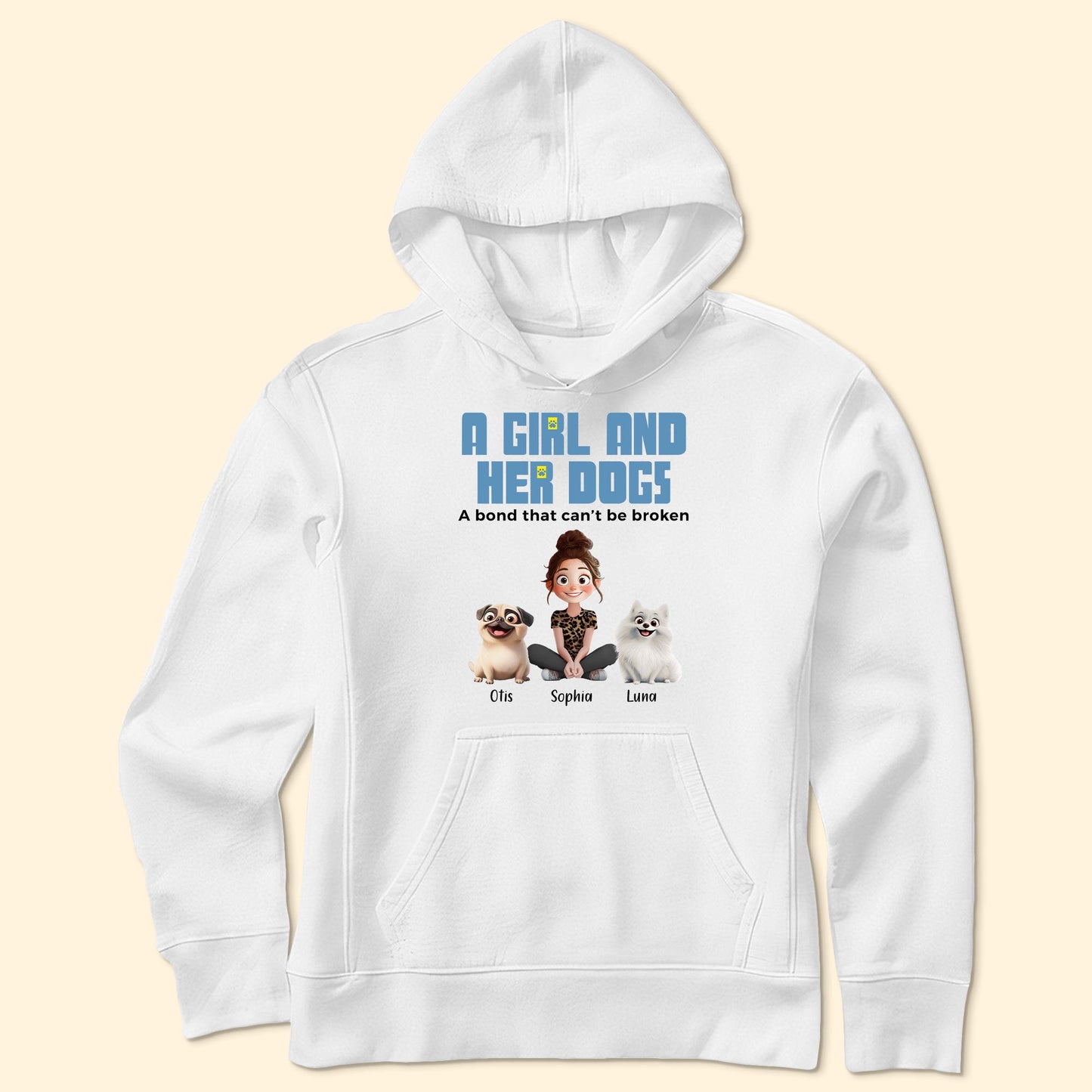 Unbreakable Bond With My Dogs- Personalized Shirt