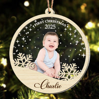 Wood and Acrylic Ornament